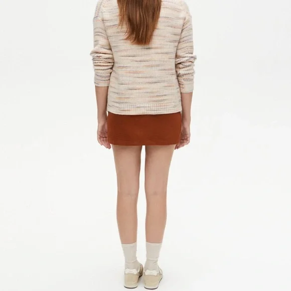 Michael Stars Rust Mini Skirt - Picture 2 of 8